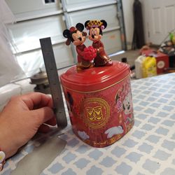 Mickey and Minnie Mouse Tin