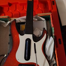 Guitar Hero 5 guitar cherry red Xbox 360