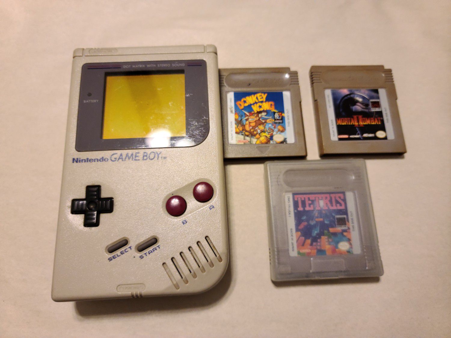 Game Boy Classic with 3 games excellent shape