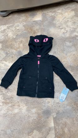New 2t cat zip up hoodie $8