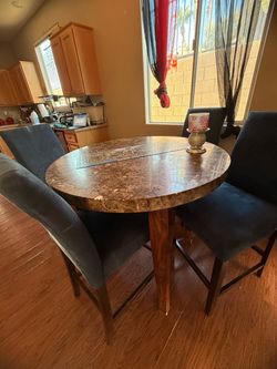 Counter height Marble