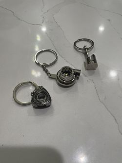 Turbo Rotary Piston Keychains