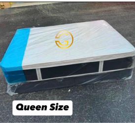 Extra Thick Queen Size  Plush Pillow Top Mattress and Box | 12 Inches