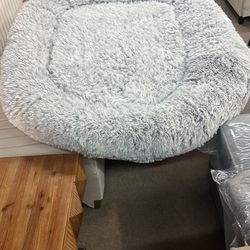 65x48 Giant Human Dog Bed for Adult for Sleeping - Soft, Comfy Premium Faux Fur, Orthopedic Sponge, Waterproof Lining, Non-Slip Bottom - Removable & W