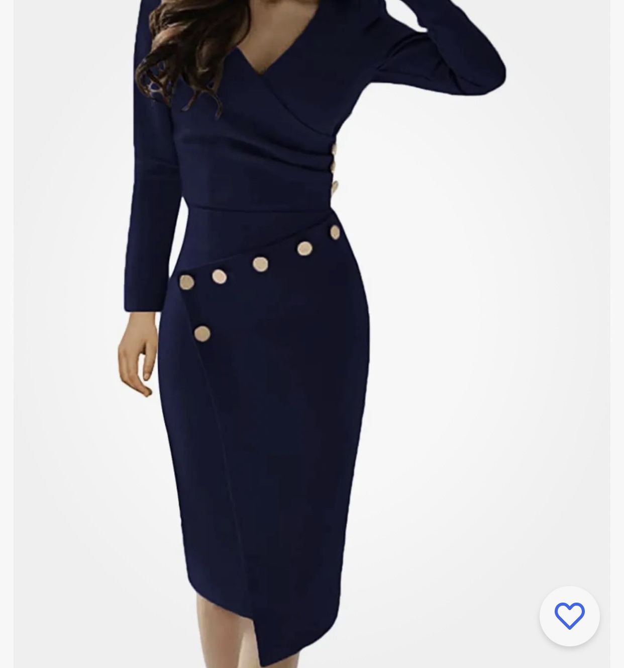  casual work bodycon cocktail party pencil midi dress