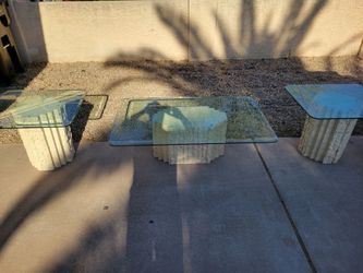 Glass Table Set (Read Description)