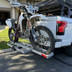 HAUL-MASTER 400 lb. Receiver-Mount Aluminum Motorcycle Dirt Bike MX Hauler Carrier