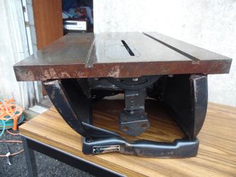 Craftsman 100 Cast Iron Table Saw Model 113.29992 20X 27 X12.5