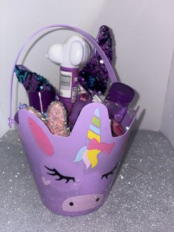 Purple Unicorn 🦄 themed Easter Basket!!