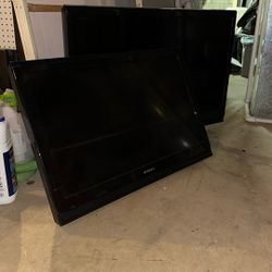 Two Flat Screen TVs - They Work But I Don’t Use Them
