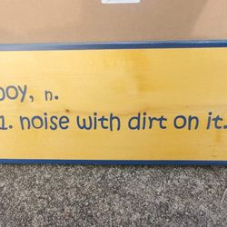 Boys Bedroom Wood Sign