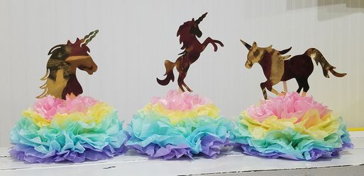 Magical Unicorn Party Table Centerpieces & Decoration