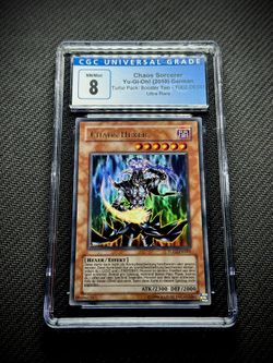 Chaos Sorcerer - TU02-DE001 - Holo Bleeding - German - CGC 8 - Yu-Gi-Oh!