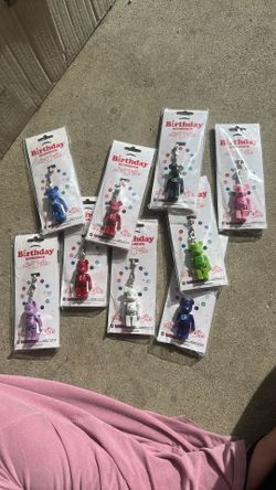 Birthday Bearbrick Keychain