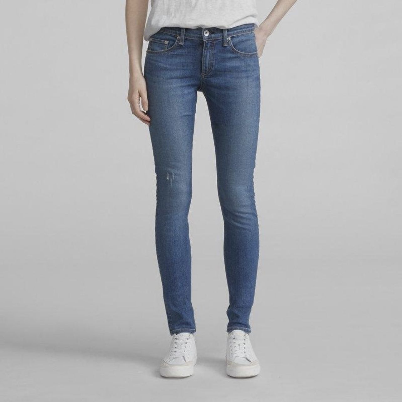 RAG & BONE Light Wash Cate Skinny Jeans Sz 25