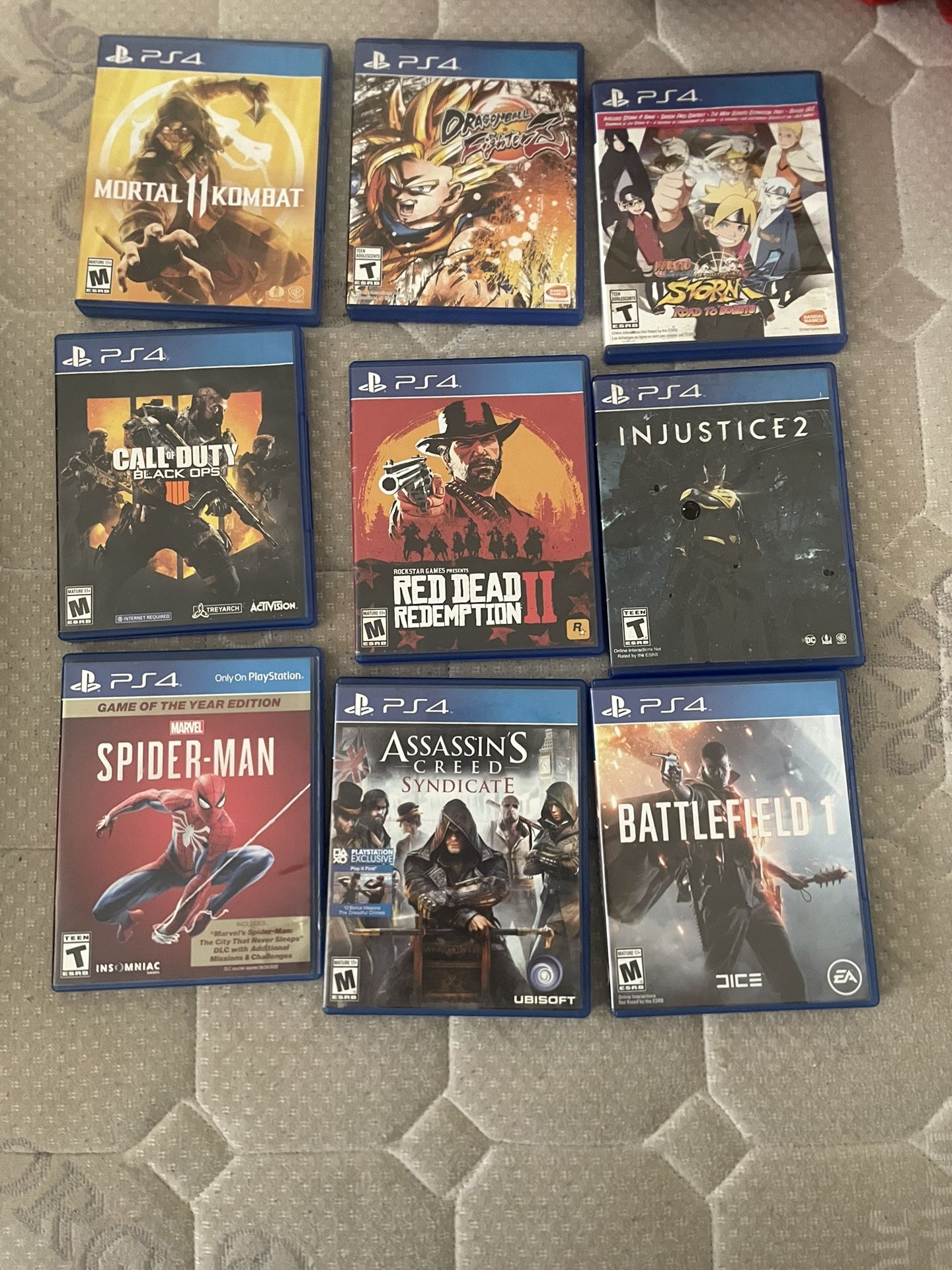 PS4 Games $10 Dollars Each