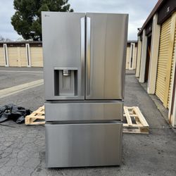 LG 25 cu. ft. Smart Counter-Depth MAX 4-Door French Door Refrigerator with Full-Convert Drawer (Mode