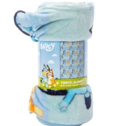 Bluey Travel Size Throw Blanket *Brand New*