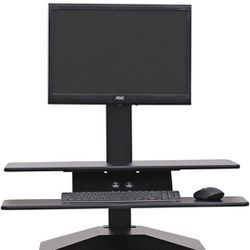 3

Lorell LLR99548 Sit-to-Stand Electric Desk Riser

