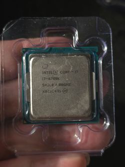Intel i7 6700k CPU