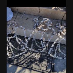 Lighted Angel Christmas Yard Decoration Vintage 