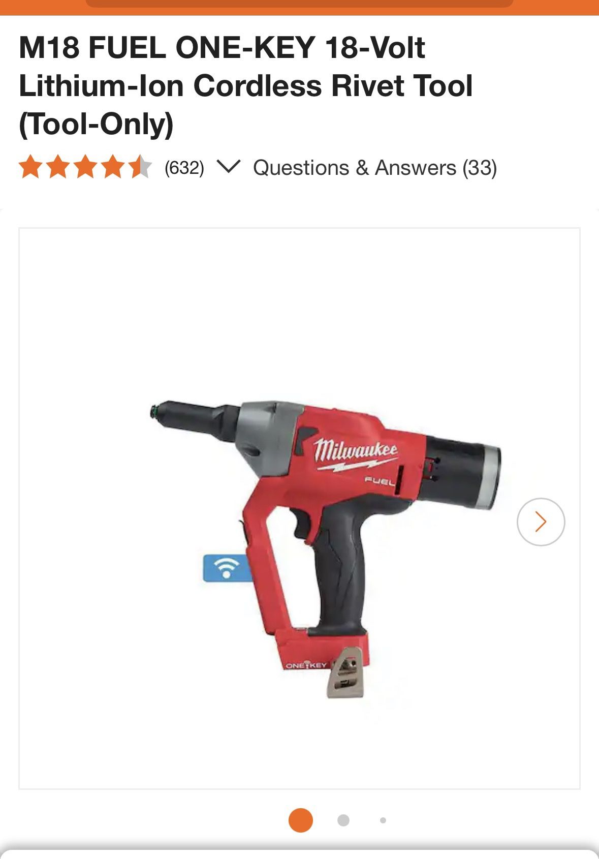 USED! M18 Cordless Rivet Tool (Tool-Only)