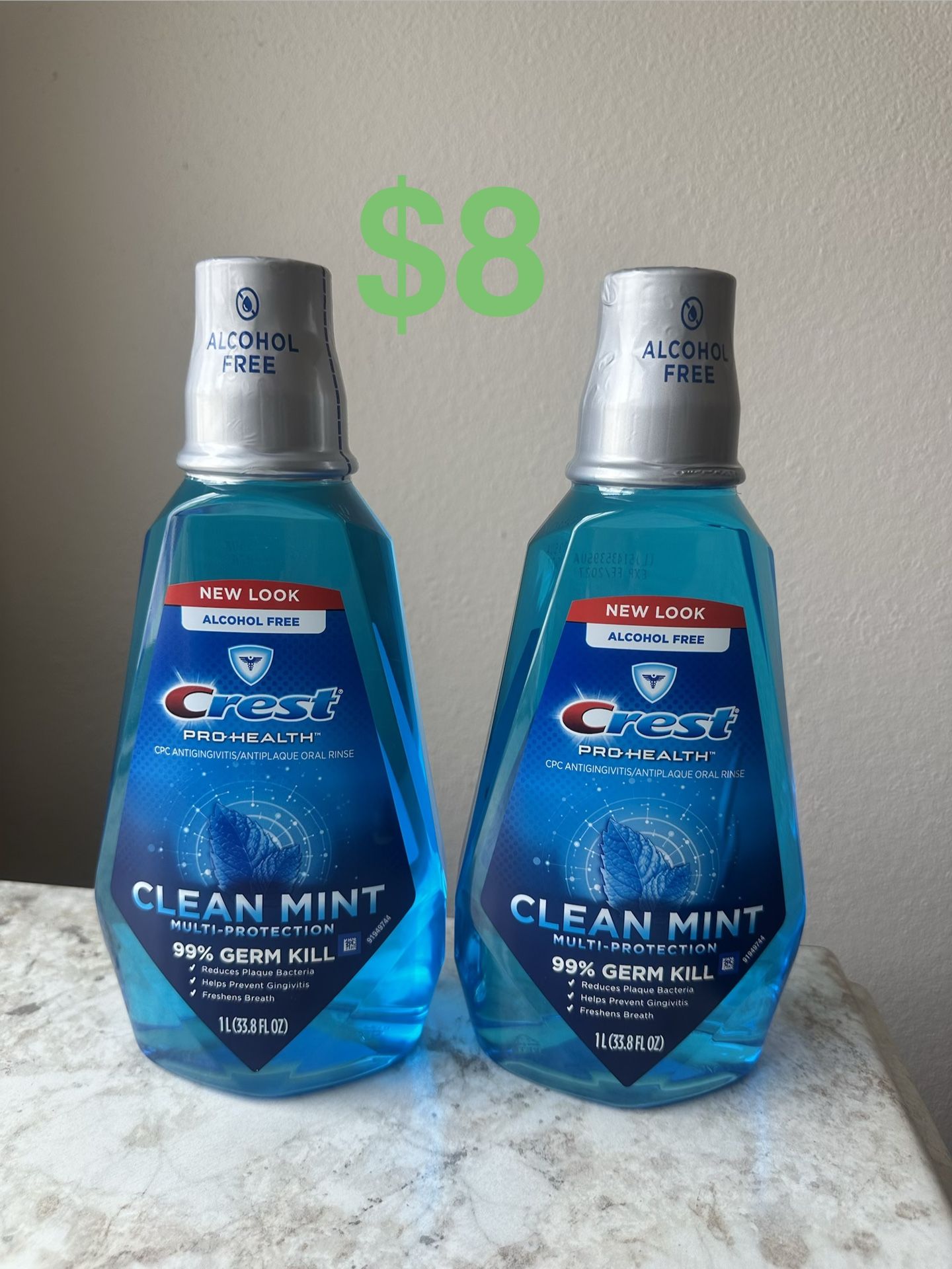 Crest Pro Health 1L Mouthwash Bundle- All For $8