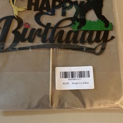 Bday Cake Topper $5