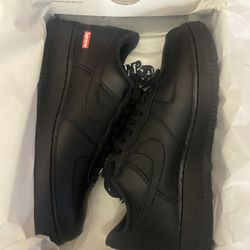 Supreme Air Force 1 Black Sz 7.5