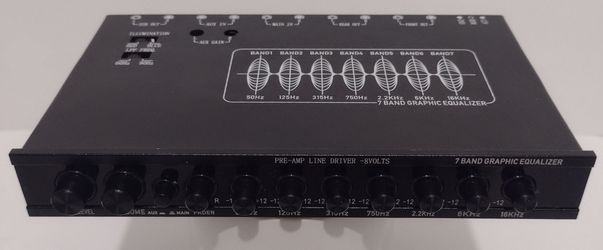 Vehicle 7 Band Graphic Equalizer
