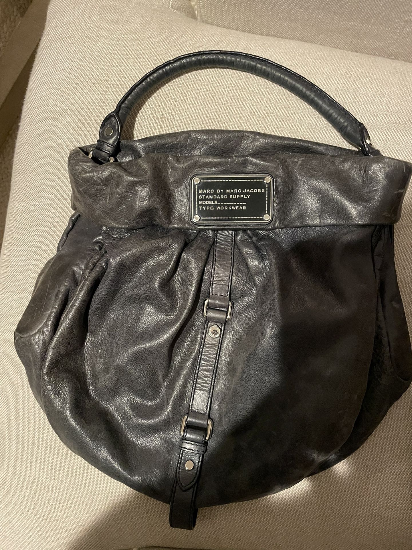 Marc By Marc Jacobs Leather Hobo Bag