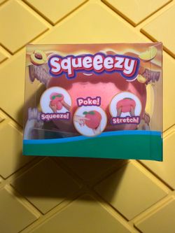 Squeeezy Peach Squishy Stress Toy