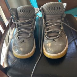 Grey Jordan Shoes