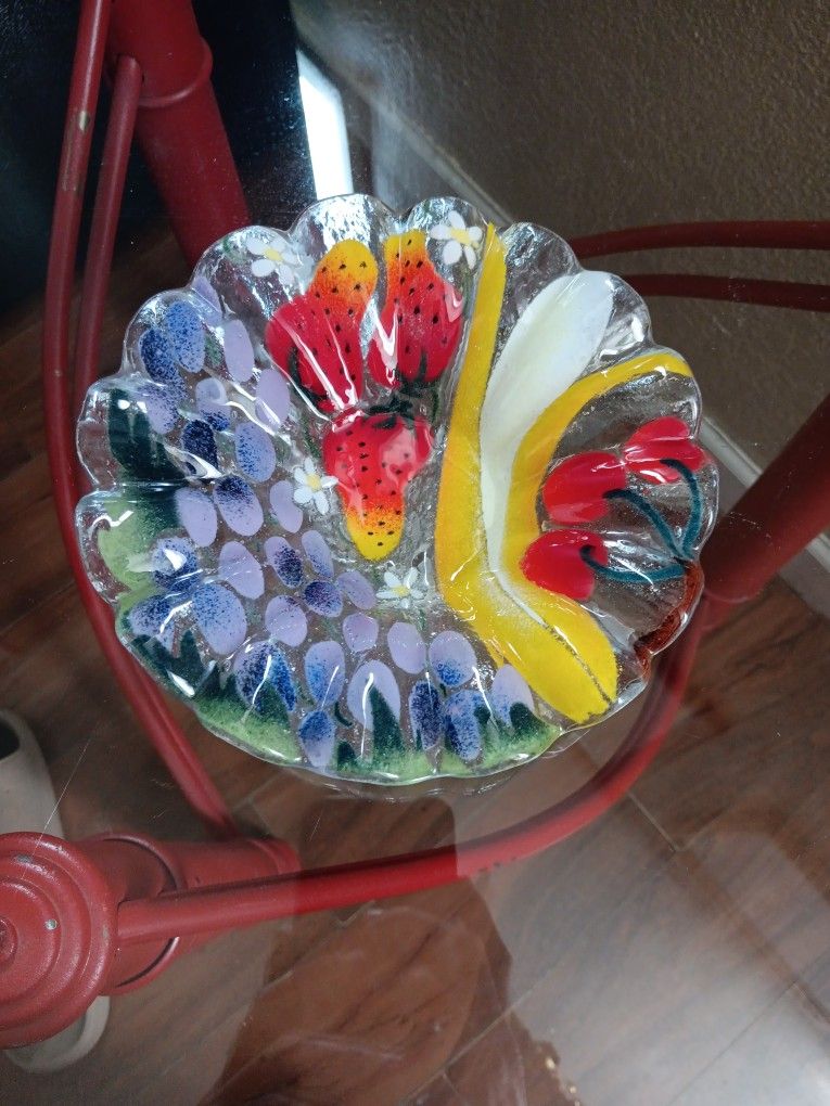 Vintage Genesis Small Glass Bowl