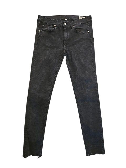Rag & Bone New York Black Ankle Skinny Jeans Size 30