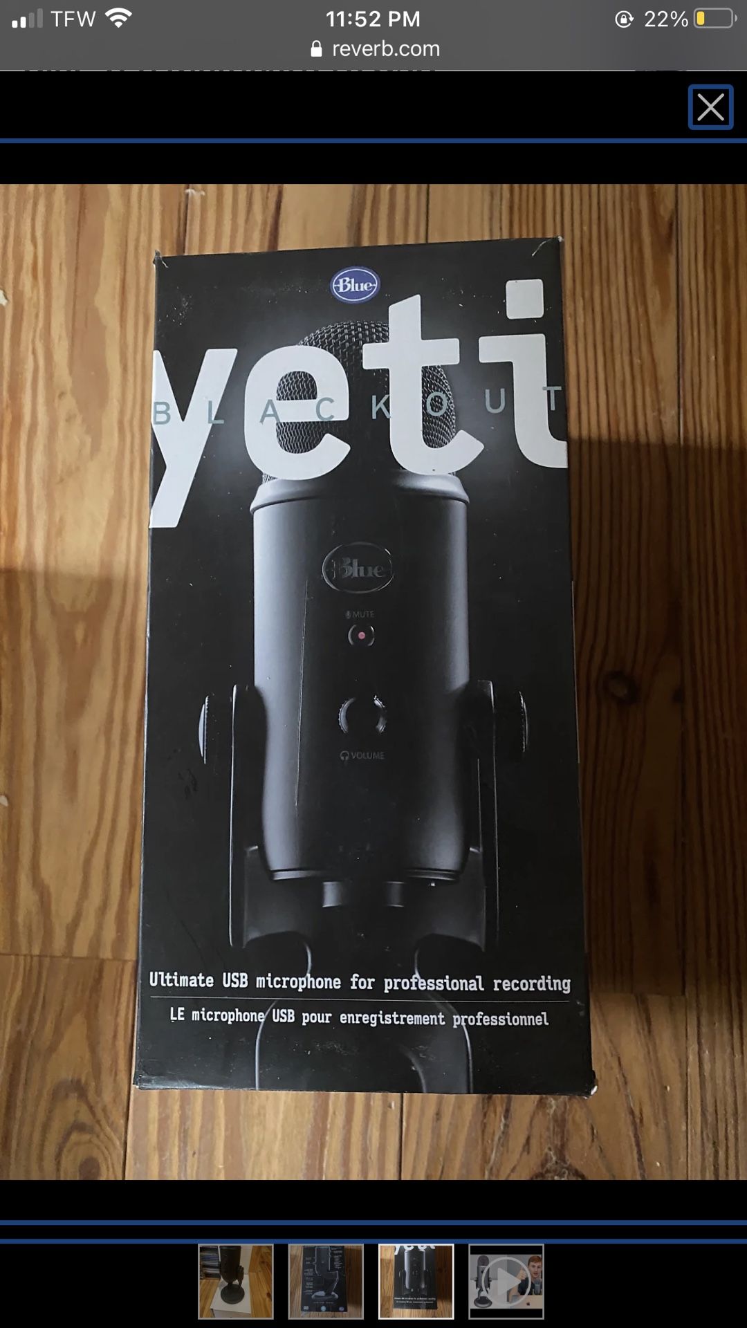 Yeti Blue Microphone