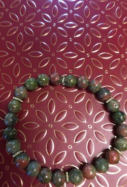 Unakite bracelet