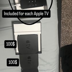 Three Apple TVs