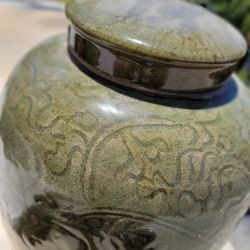 Ceramic Pot With Lid 