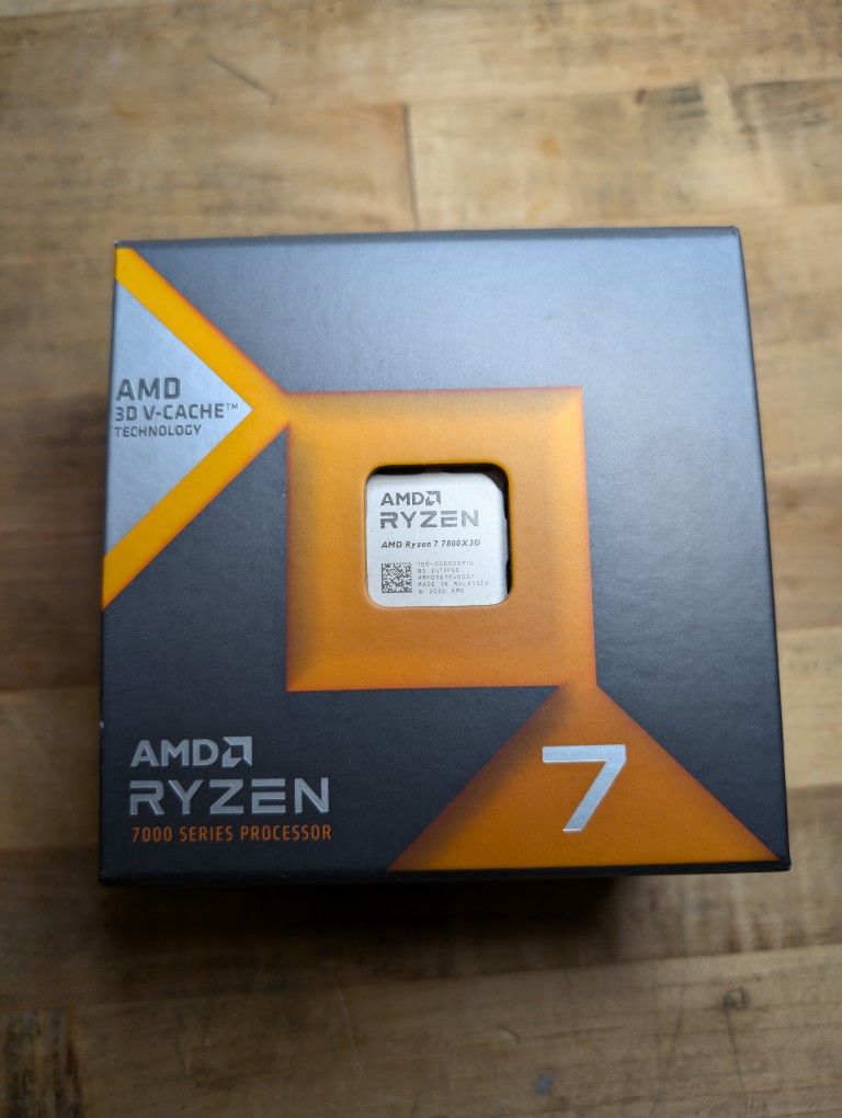 Ryzen 7 7800x3D - AMD 3D V-Cache