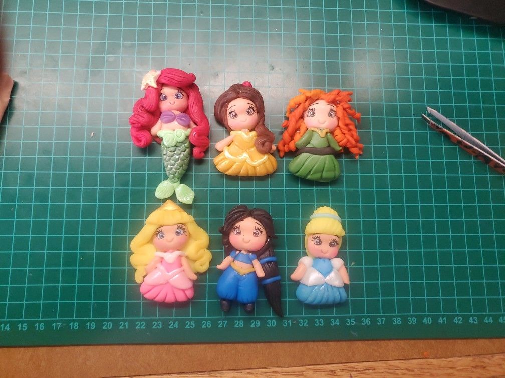 Handmade Princess Clay Lot 6 Pz Flexible Paste