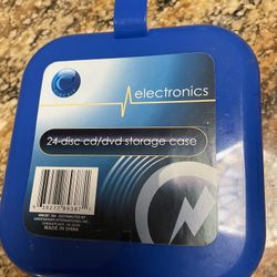 24-disc Cd/dvd Storage Case