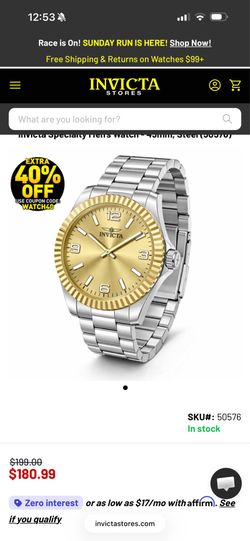 Invicta Specialty Men's Watch - 43mm, Steel (50576