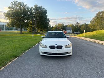 BMW 5 Series White Sedan