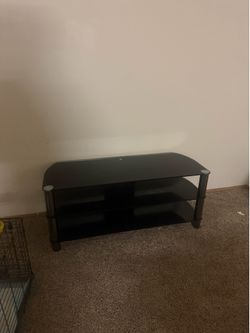 glass tv stand