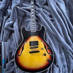 INDIO Boardwalk semi-Hollow Body Electric Guitar 