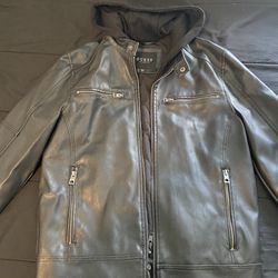 Guess Leather Man Jacket 