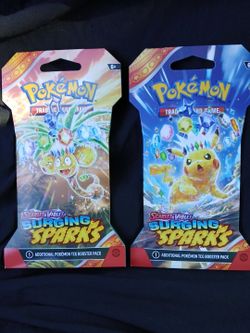 Pokémon TCG Surging Sparks Sleeved Booster Pack Scarlet & Violet NEW SEALED