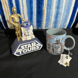 Mandalorian Coffee Mug+R2D2 Piggy Bank 