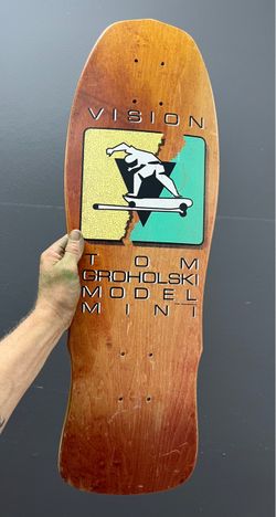 Tom Groholski Vision Reissued Old School Skateboard Deck Brand New